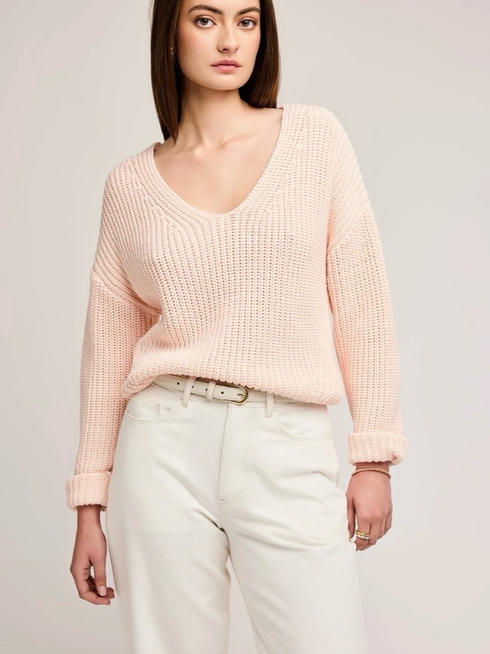 Gentle Fawn V-Neck Knit Sweater